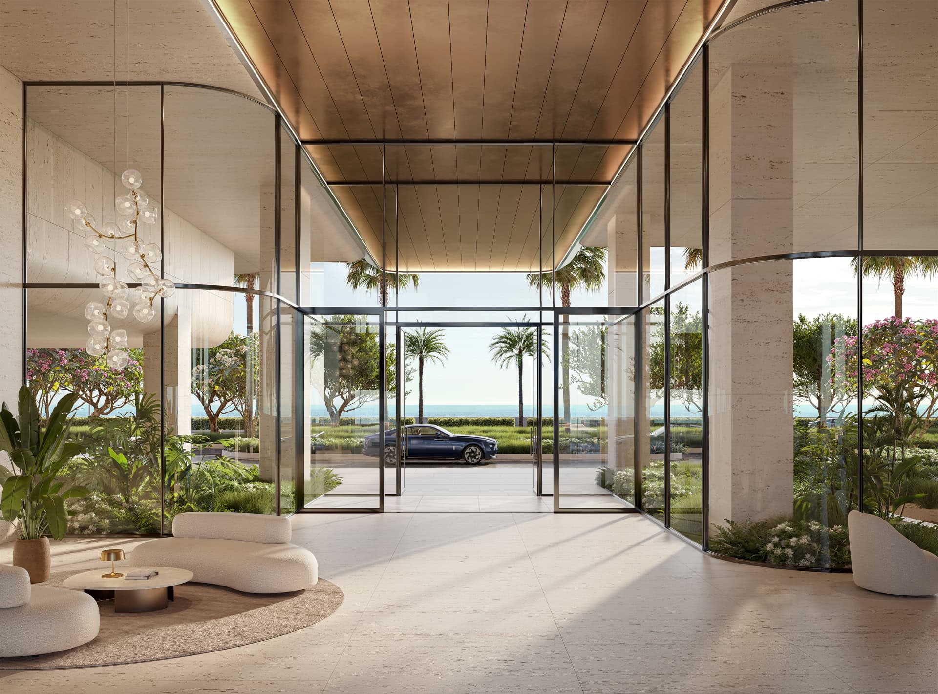 The Alba Residences Residential Lobby - AUREA Estates